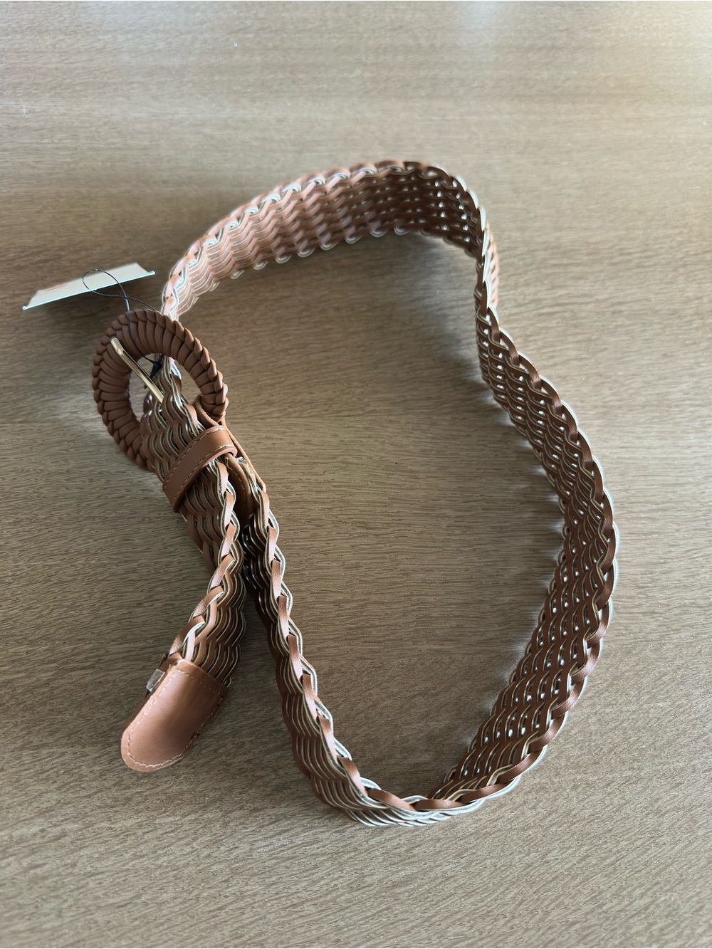 Zara Braided Round-Buckle Belt - Picture 4 of 7
